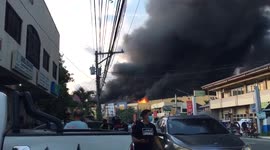 Philippines: Fire Erupts At Gaisano Grand Antique In San Jose, Antique