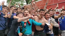 London calling: Scotland fans descend on Leicester Square for England clash