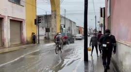 Mexico: Tropical Systems With Heavy Rainfall Causes Flooding In Mérida, Yucatán