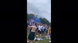 Euro 2020 – Scottish Fans Gather At Hyde Park Ahead Of Friday Game Against England