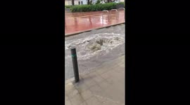 Spain: Flooding Caused By Downpour In Castellón, Valencian Community