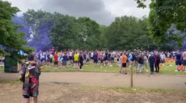 Euro 2020 – Scottish Fans Gather At Hyde Park Ahead Of Friday Game Against England 2