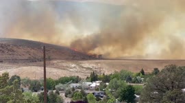 ‘Petrilla fire’ prompts road closures, evacuations in Reno, Nevada