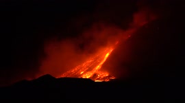 Mount Etna erupts, red-hot lava spews into air in Sicily