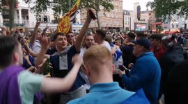 EURO 2020: Fervent Scottish soccer fans take over Leicester Square before Scotland-England match