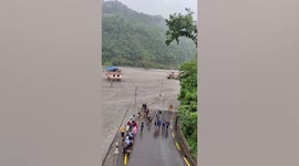 Dozens dead and missing as flash floods hit Nepal