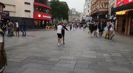 Scottish Football fans Take Over The West End