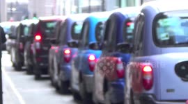 Gridlock in central London taxi protest