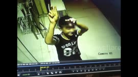 Teenager dances towards CCTV before robbery