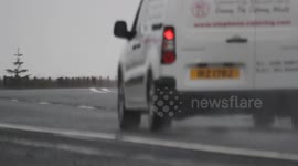 First Day of Summer In N. Ireland - Heavy Rain & Traffic Scene - June 1st 2015