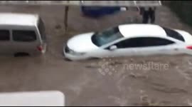 Heavy rain and floods hit eastern China