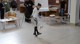 Jump Rope Girl with ball New Video World's Best Jump Roper!!! Adrienn Banhegyi  With ball