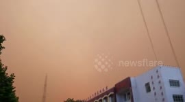 Huge sandstorm hits western China province