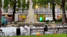 Euro 2020: The morning after, Leicester Square filled with rubbish after Scotland fans party ahead of England match