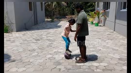 Journey of an incredible father to make his daughter stay fit and healthy in South India.