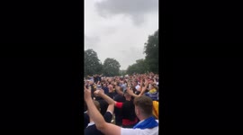 Euro 2020 – Scottish Fans Gather In Central London Ahead Of Friday Game Against England 4