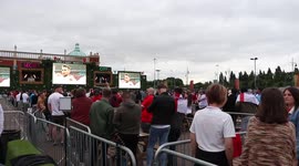 Manchester holds socially-distanced Euro 2020 fan event for England-Scotland game