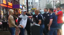 England-Scotland fight breaks out in Leicester Square on night police make 30 arrests