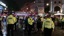 Scottish Fans Celebrate After Midnight In The West End