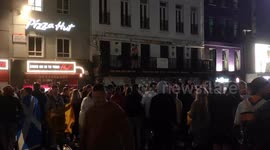 1am In Leicester Square And Scottish Fans Are Still
