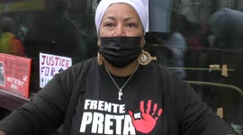 London Protests - Anti-imperialism the killing of black people in Brazil