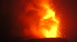 Etna volcano, Italy, eruption of 19 hune 2021 1/5