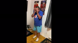 Daughter secretly redecorates room in hockey theme to surprise dad for Father’s Day