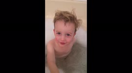 Cute little boy tries to sing his ABC’s