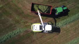 Ten days of silage-making in the English countryside into 5 minutes of strangely soothing footage