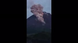 Mount Merapi, Indonesia's most active volcano, erupts again