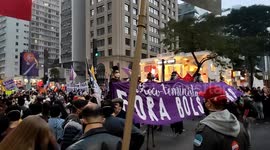 Fresh protests in Sao Paulo, Brazil against Bolsonaro’s handling of Covid pandemic
