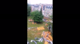 France: Tornado Tears Off Building Roof In Paris Suburbs As Powerful Storm Hit