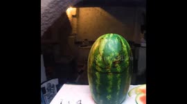 'Italian Fruit Sculptor Carves VENOM into a Watermelon'