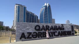 Azerbaijan celebrate their victory over Armenia with a park showcasing war trophies.