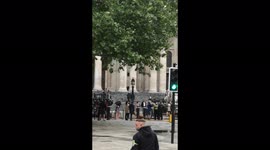 Flash movie 2022 filming in St Paul's Cathedral, London, England