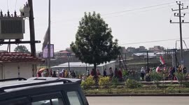Parliamentary voting in Legetafo, Ethiopia