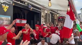 Euro 2020 – Excited Austrian Fans Gather Before Game Against Ukraine In Bucharest, Romania