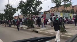 Ethiopian parliamentary elections in Addis Ababa, Ethiopia