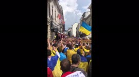 EURO 2020: Ukrainian fans revel in Bucharest before Austria match