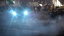 LA Illegal Car Sideshow hosted by