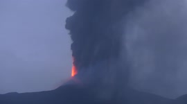 Etna volcano Italy Eruption of 22 July 2021 - 3/8
