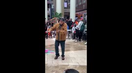 Old man wows crowd with INSANE moves as he joins TikTok dance craze