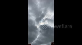 Ring of fire eclipse in Norwich, England