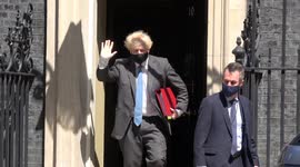 Boris Johnson questioned on 'genocide in Nigeria' as he leaves 10 Downing Street for Parliament