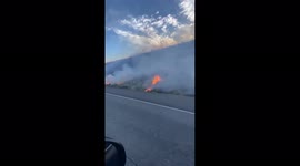 US: Brush Fire Breaks Out Near Tri-Cities In Washington