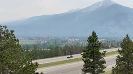 Five active wildfires fill the Colorado Rockies with a smoky haze