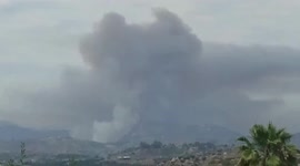 US: Mesa Fire Breaks Out Along SR-76 In Pala, California 3