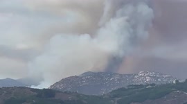 Mesa fire breaks out in Pala, California, evacuation warnings issued