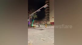 Rescue operation after 12-storey apartment collapses on Miami Beach