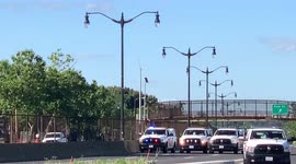 Several injured after pedestrian bridge collapses in Washington, D.C.